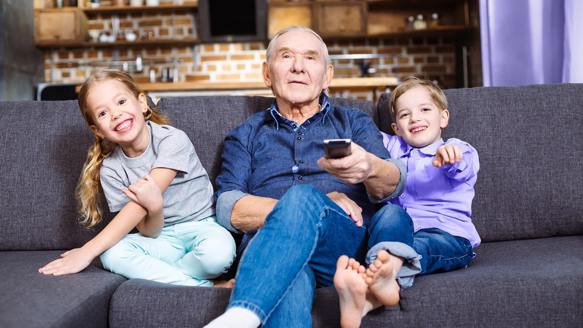 Spending time with the grandchildren is made a relaxing and nice experience with hearing aids